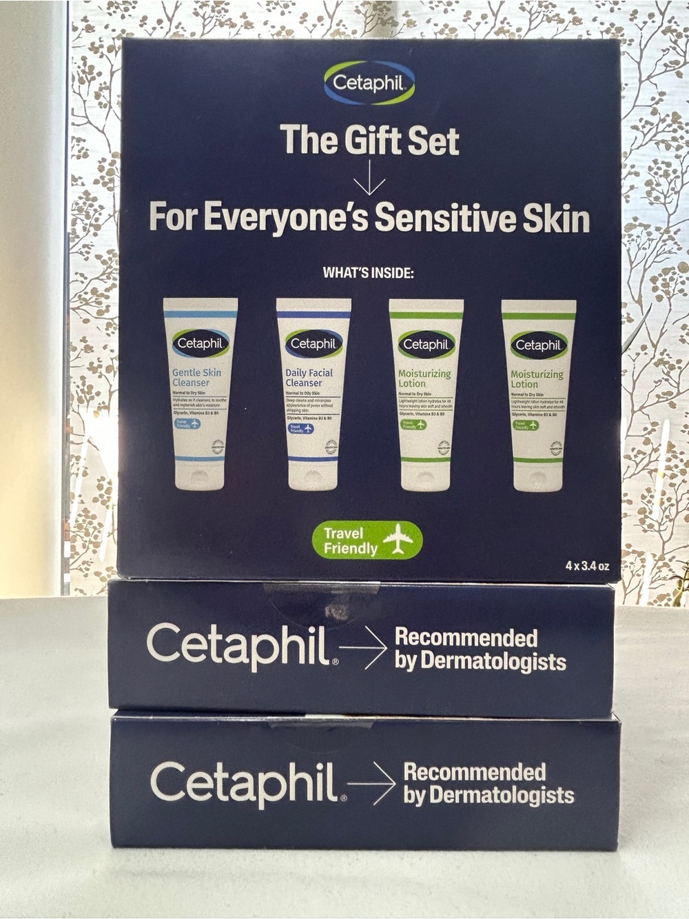 Cetaphil Travel Gift Set - Blue Sensitive Skin Moisturizers